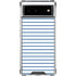 Blue and White Stripes Google Pixel 6 Clear Case